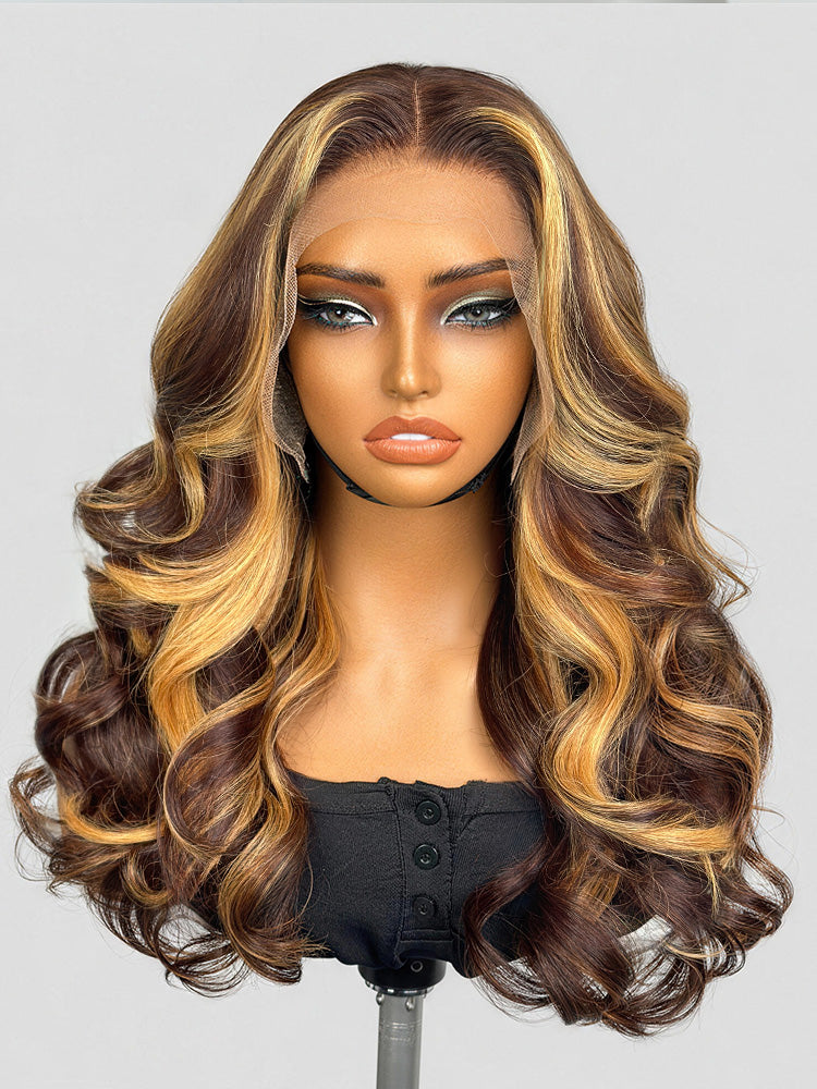 PreMax 180% Density 18 Inch 13x4 Frontal HD Lace Custom Wig  Pre-cut Lace