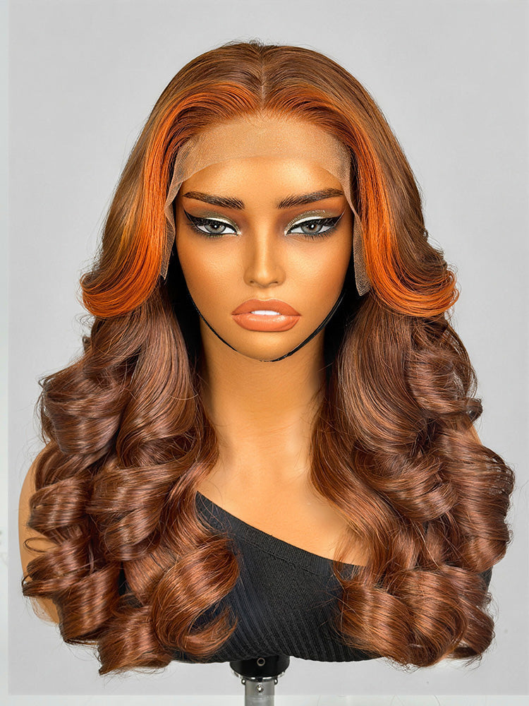 PreMax 180% Density 18 Inch 13x4 Frontal HD Lace Custom Wig  Pre-cut Lace