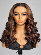 PreMax 180% Density 18 Inch 13x4 Frontal HD Lace Custom Wig  Pre-cut Lace
