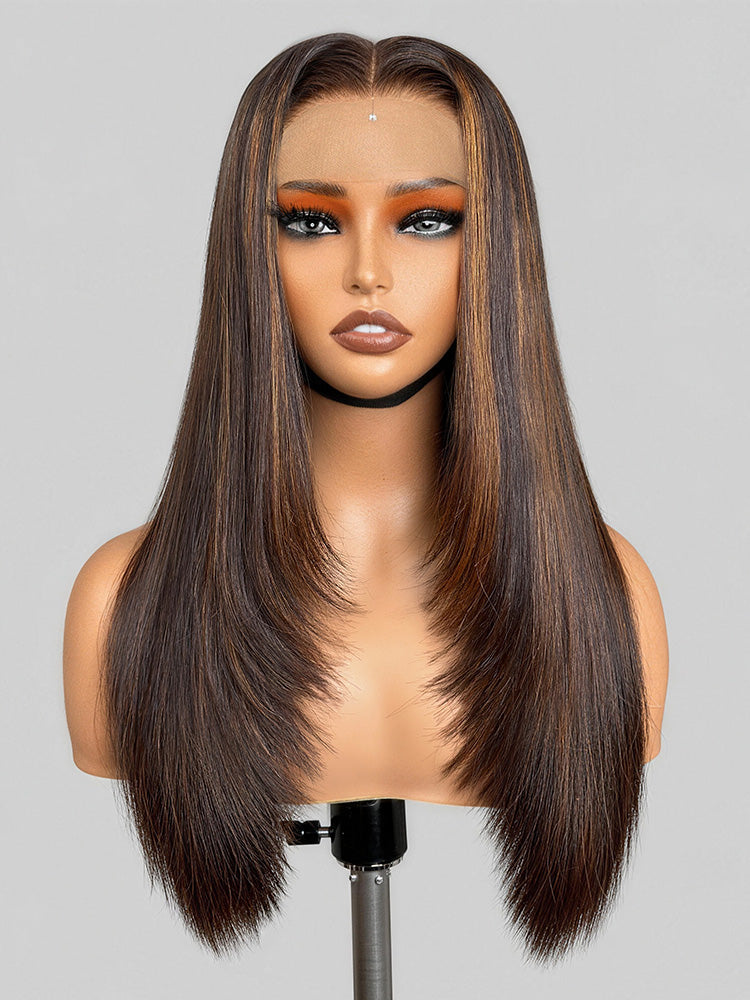 PreMax 180% Density 18 Inch 13x4 Frontal HD Lace Custom Wig  Pre-cut Lace