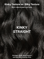 Luvme All-Day Comfort™ Wig 180% / 250% Density Kinky Body Wave / Layered Light Kinky Straight PartingMax Glueless 7x6 Closure HD Lace Wig Pre-Cut Lace