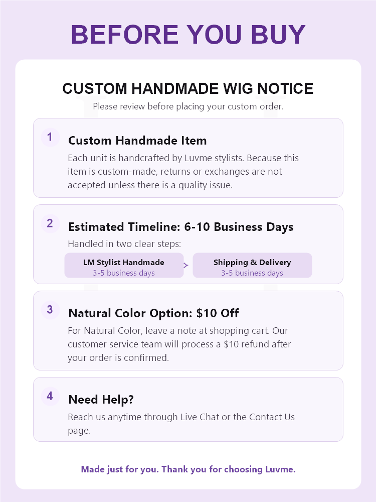 PreMax 180% Density 14 Inch 13x4 / 5x5 HD Lace Custom Wig Pre-cut Lace