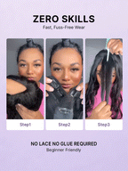True Scalp V Part 180% Density Burmese Curly Finger Coil Ends Glueless Human Hair Wig with Flexi-Fit Drawstring