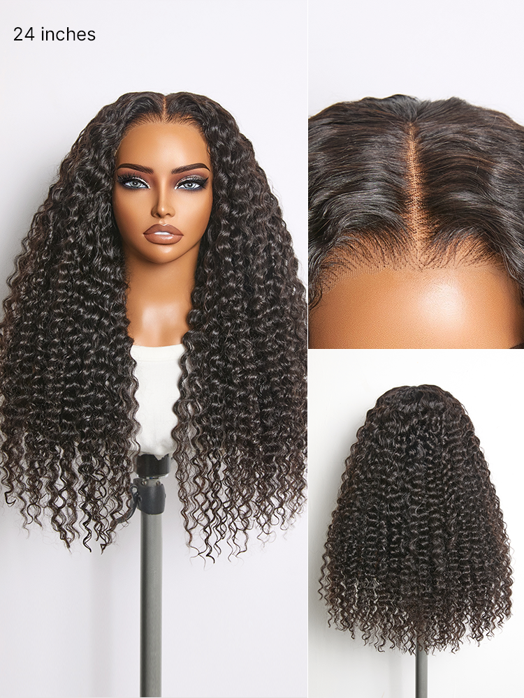 Luvme All-Day Comfort Wig 200% Density Deep Wave Glueless 7x6 Closure HD Lace Human Hair Wig Pre-Cut Lace
