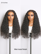 Luvme All-Day Comfort Wig 200% Density Deep Wave Glueless 7x6 Closure HD Lace Human Hair Wig Pre-Cut Lace