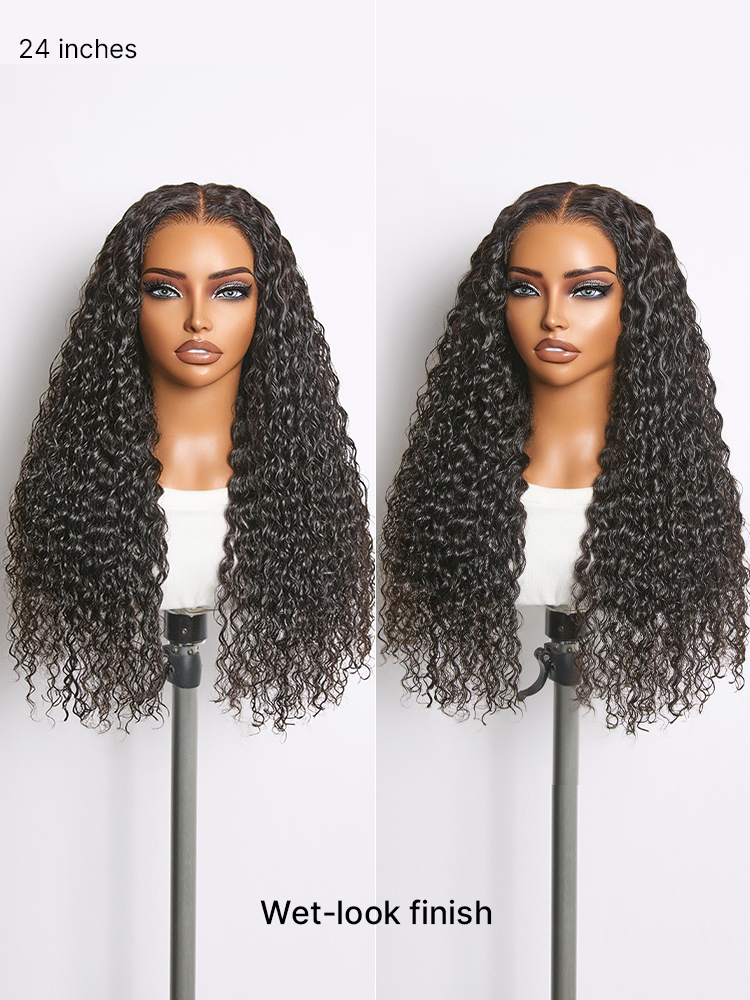 Luvme All-Day Comfort Wig 200% Density Deep Wave Glueless 7x6 Closure HD Lace Human Hair Wig Pre-Cut Lace