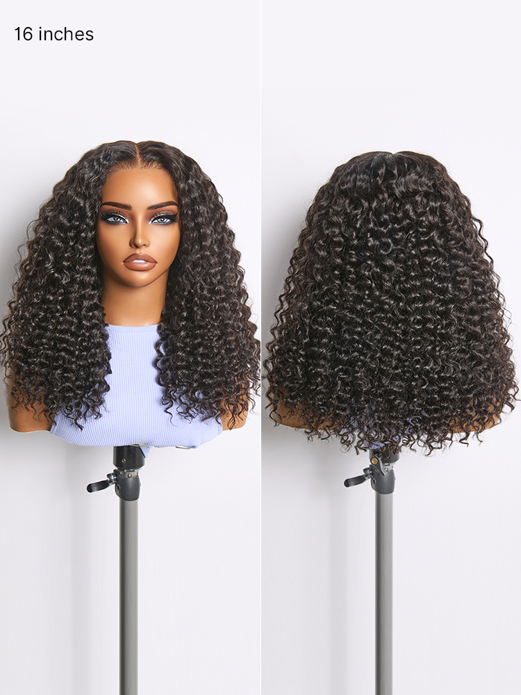 Luvme All-Day Comfort Wig 200% Density Deep Wave Glueless 7x6 Closure HD Lace Human Hair Wig Pre-Cut Lace