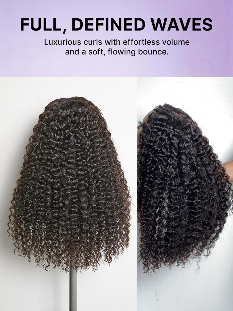 Luvme All-Day Comfort Wig 200% Density Deep Wave Glueless 7x6 Closure HD Lace Human Hair Wig Pre-Cut Lace