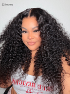 Luvme All-Day Comfort Wig 200% Density Deep Wave Glueless 7x6 Closure HD Lace Human Hair Wig Pre-Cut Lace