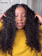 Luvme All-Day Comfort Wig 200% Density Deep Wave Glueless 7x6 Closure HD Lace Human Hair Wig Pre-Cut Lace