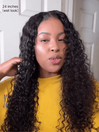 Luvme All-Day Comfort Wig 200% Density Deep Wave Glueless 7x6 Closure HD Lace Human Hair Wig Pre-Cut Lace