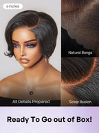 Affordable Pixie Cut Minimalist HD Lace Glueless Wig Pre-Cut Lace