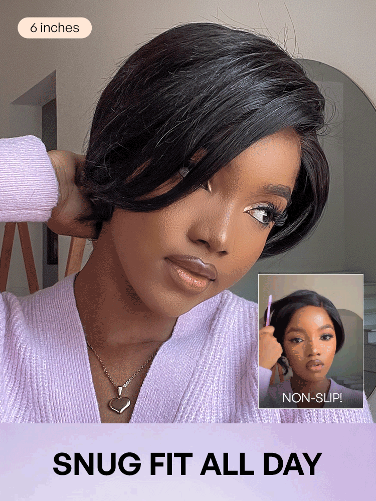 Affordable Pixie Cut Minimalist HD Lace Glueless Wig Pre-Cut Lace