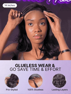 Effortlessly Chic Butterfly Cut Layered Wavy Glueless HD Minimalist Lace Short Wig