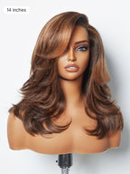Effortlessly Chic Butterfly Cut Layered Wavy Glueless HD Minimalist Lace Short Wig