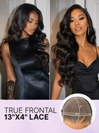 NatureMAX™ 200% Density Loose Wave Glueless 13x6 HD Lace Front Wig Human Hair Pre-Cut Lace Flexi-Fit Drawstring Cap