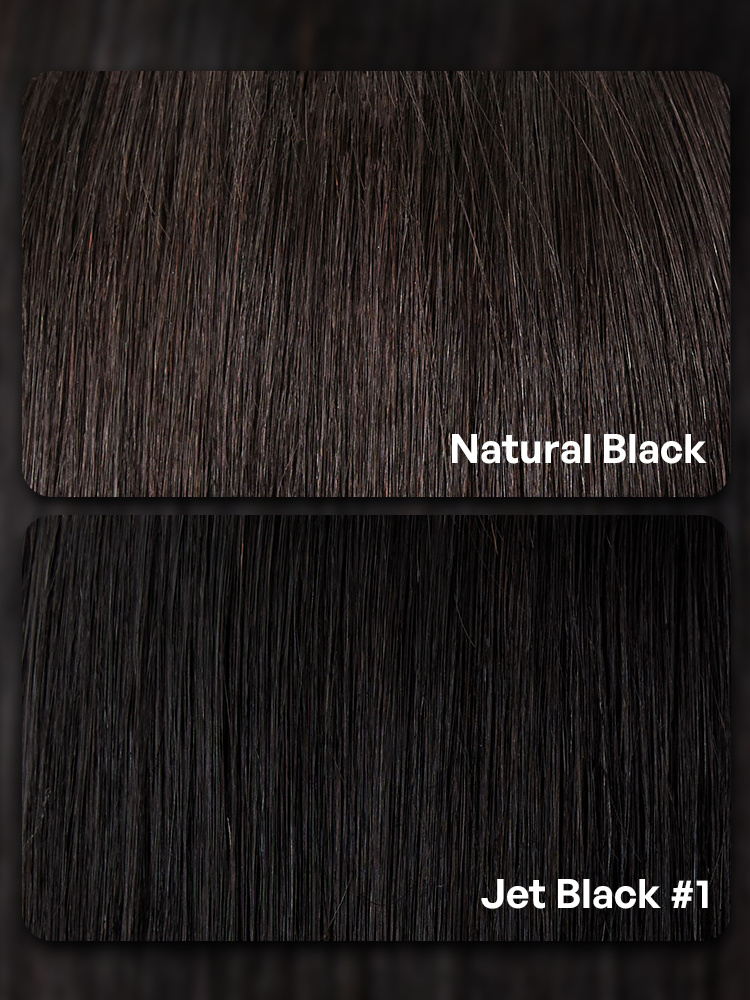 Jet Black Loose Body Wave Glueless 5x5 Closure Lace Wig 100% Human Hair