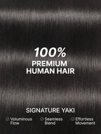 Yaki Straight 0.59mm Zero Trace Invisible Clip in Hair Extensions 100g 7pcs / 6pcs Seamless Blend & Lightweight for Daily Styling