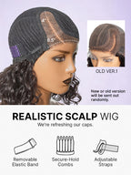 Trendy Short Cut Curly Minimalist HD Lace Glueless Side Part Wig 100% Human Hair Pre-Cut Lace