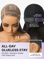 Luvme All-Day Comfort Wig 180% Density Burmese Curly Finger Coil Ends PartingMax Glueless 7x6 Closure HD Lace Wig Pre-Cut Lace