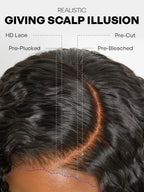 Luvme All-Day Comfort Wig 180% Density Burmese Curly Finger Coil Ends PartingMax Glueless 7x6 Closure HD Lace Wig Pre-Cut Lace