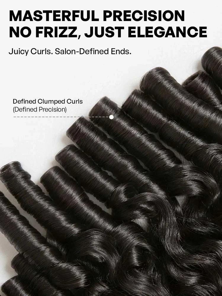 Luvme All-Day Comfort Wig 180% Density Burmese Curly Finger Coil Ends PartingMax Glueless 7x6 Closure HD Lace Wig Pre-Cut Lace
