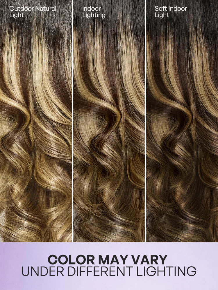 Luvme All-Day Comfort Wig 180% Density Loose Wave Sun-Kissed Blonde Highlight Glueless 7x6 Closure HD Lace Wig Pre-Cut Lace
