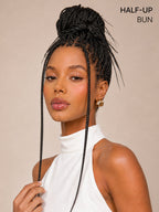 OwnScalp™ Lightweight Salon-Like Braids with a Real Scalp Look Full HD Lace Knotless Box Braided Wig - US Only