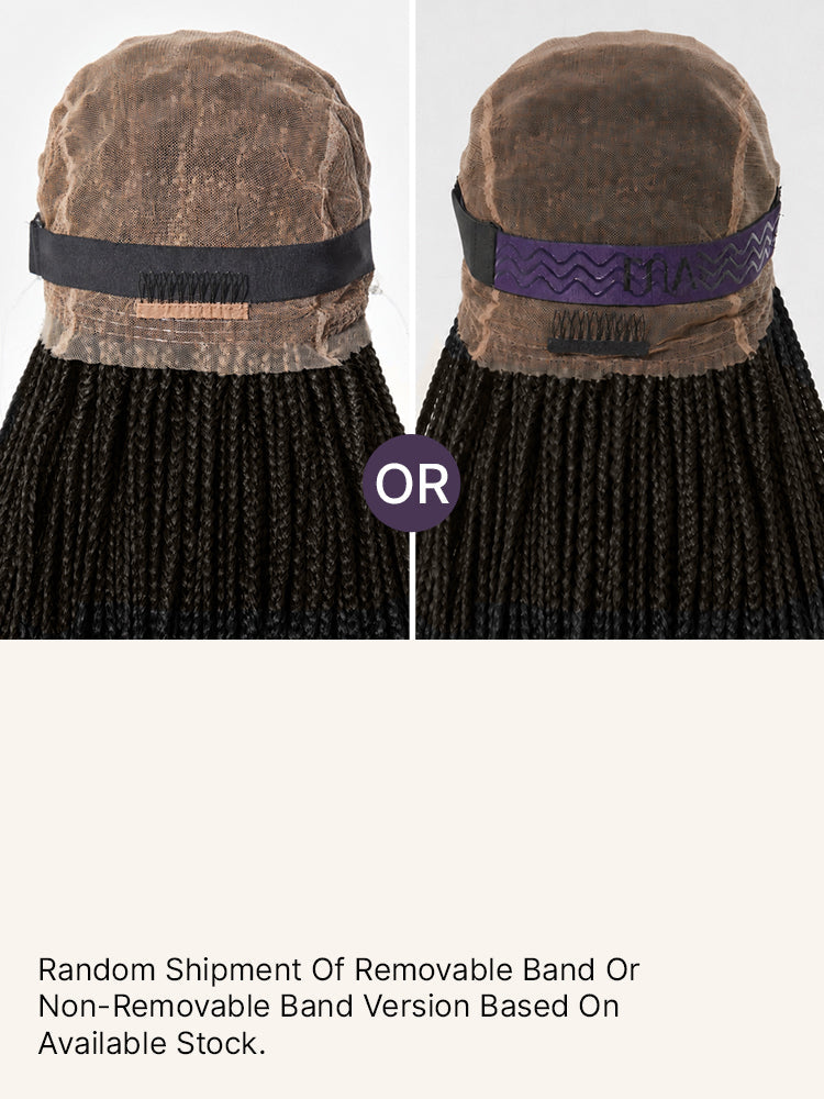 OwnScalp™ Lightweight Salon-Like Braids with a Real Scalp Look Full HD Lace Knotless Box Braided Wig - US Only