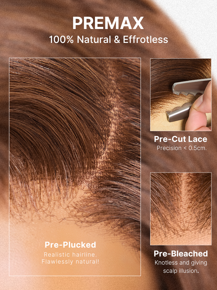 Luvme All-Day Comfort Wig 180% Density Chocolate Brown Loose Wave PartingMax Glueless 7x6 Closure HD Lace Wig Pre-Cut Lace