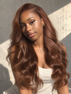 Luvme All-Day Comfort Wig 180% Density Chocolate Brown Loose Wave PartingMax Glueless 7x6 Closure HD Lace Wig Pre-Cut Lace