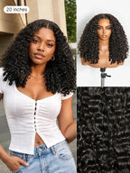 Luvme All-Day Comfort Wig 180% Density Burmese Curly Finger Coil Ends PartingMax Glueless 7x6 Closure HD Lace Wig Pre-Cut Lace