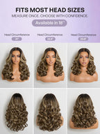Luvme All-Day Comfort Wig 180% Density Loose Wave Sun-Kissed Blonde Highlight Glueless 7x6 Closure HD Lace Wig Pre-Cut Lace