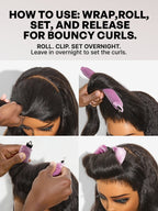 Luvme All-Day Comfort™ Wig 180% / 250% Density Kinky Body Wave / Layered Light Kinky Straight PartingMax Glueless 7x6 Closure HD Lace Wig Pre-Cut Lace