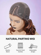 1 SEC INSTALL WIG | Elegant Boss Vibe Short Pixie Cut Natural Black / Ombre Brown Glueless Minimalist HD Lace Wig Pre Cut Lace