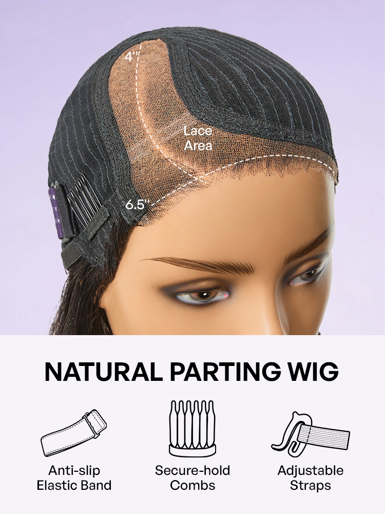 Soft-Shine Mocha Mousse Ombre - Fluffy Kinky Curl Glueless Minimalist HD Lace Wig Ready to Go