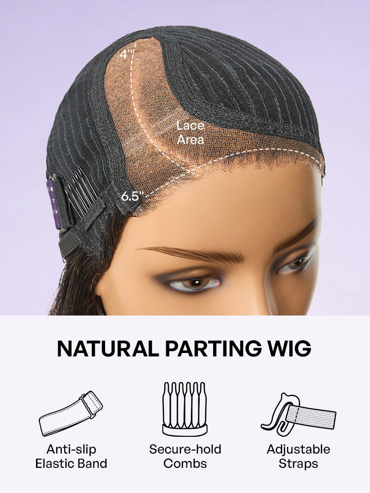 Honey Blonde Highlight Layered Cut Glueless Wig Minimalist HD Lace Human Hair Wig