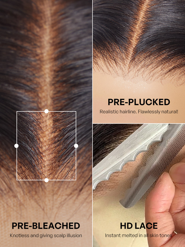 Luvme All-Day Comfort 250% Density Glueless 7x6 Closure HD Lace Loose Body Wave Long Wig Pre-Cut Lace