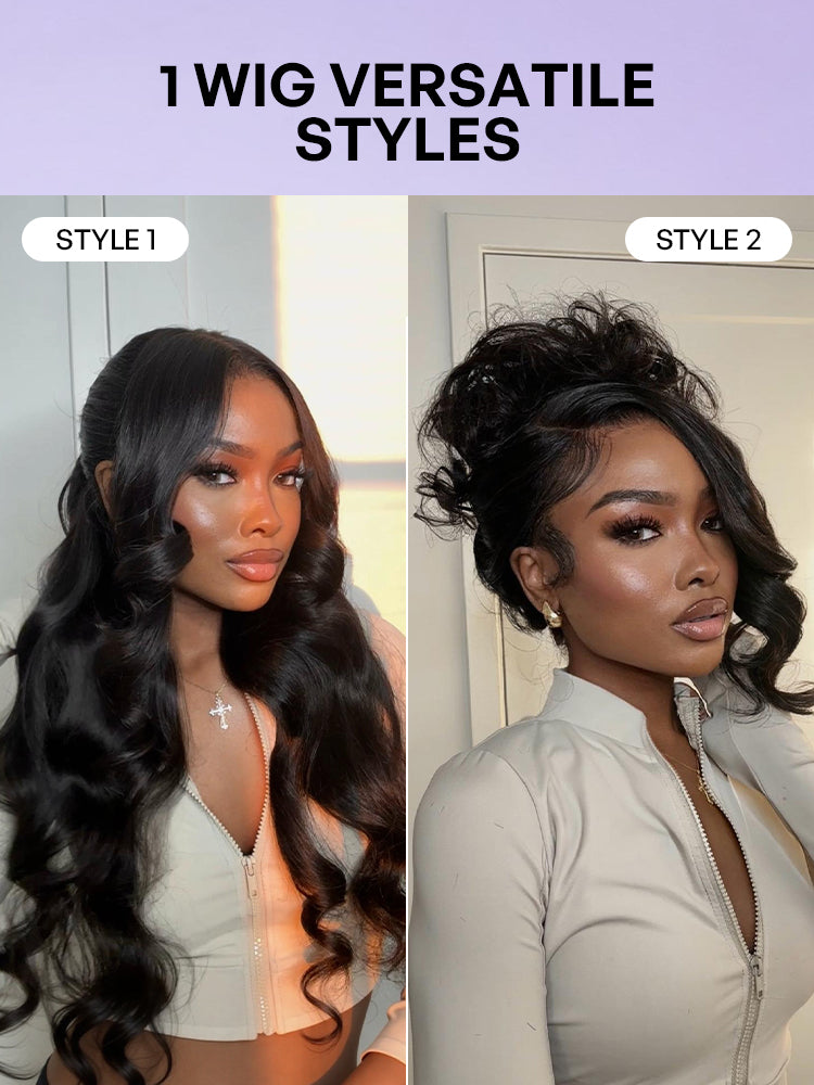 Luvme All-Day Comfort 250% Density Glueless 7x6 Closure HD Lace Loose Body Wave Long Wig Pre-Cut Lace