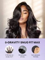 Luvme All-Day Comfort 250% Density Glueless 7x6 Closure HD Lace Loose Body Wave Long Wig Pre-Cut Lace