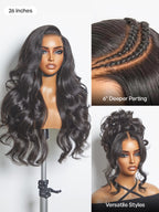 Luvme All-Day Comfort 250% Density Glueless 7x6 Closure HD Lace Loose Body Wave Long Wig Pre-Cut Lace