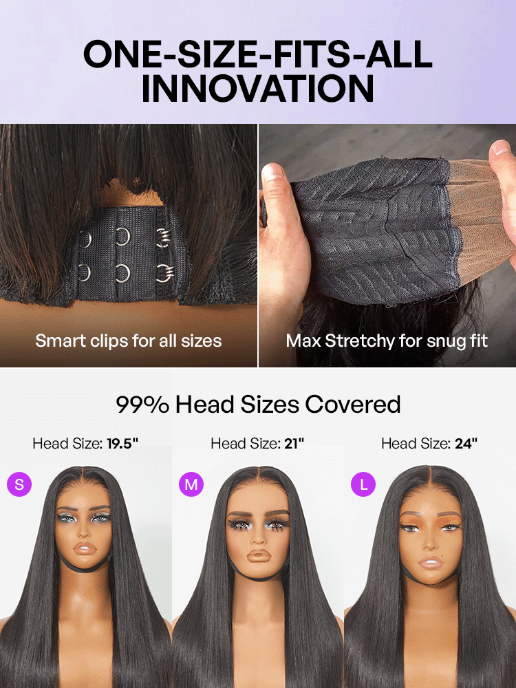 Luvme All-Day Comfort 250% Density Glueless 7x6 Closure HD Lace Loose Body Wave Long Wig Pre-Cut Lace