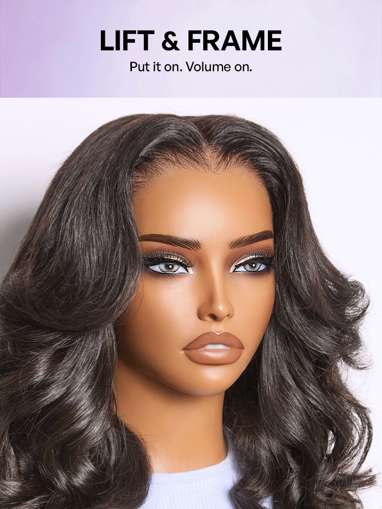 Luvme All-Day Curl Hold™ Premier Grade Hair Shoulder Length Body Wave CuticleAlign™ PartingMax Glueless 7x6 HD Lace Wig Pre-Cut Lace