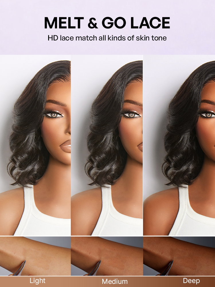Luvme All-Day Curl Hold™ Premier Grade Hair Shoulder Length Body Wave CuticleAlign™ PartingMax Glueless 7x6 HD Lace Wig Pre-Cut Lace